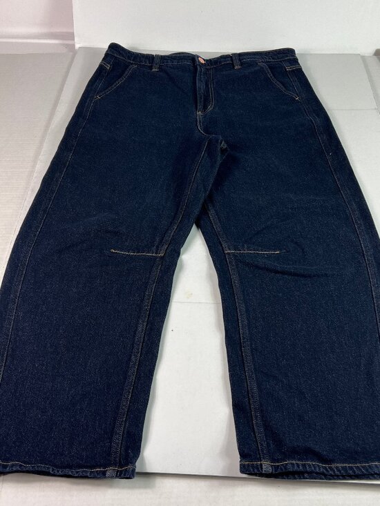 pistola Denim - Pistola Jeans Women's 37x25* Beau Seamed Horseshoe Crop Dark Blue Denim Tag 33